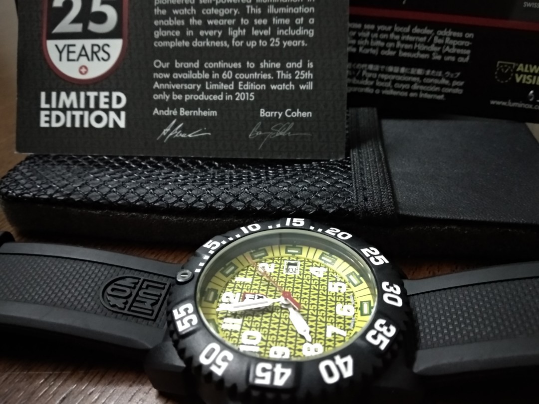 Luminox 25 years limited edition cheap