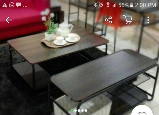 Meja Tamu Informa Perabotan Rumah Di Carousell Meja ruang tamu minimalis tak akan membuat ruang tamu anda menjadi sesak dengan perkakas. meja tamu informa