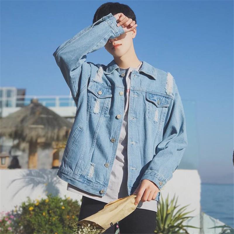 Loose jeans jacket store