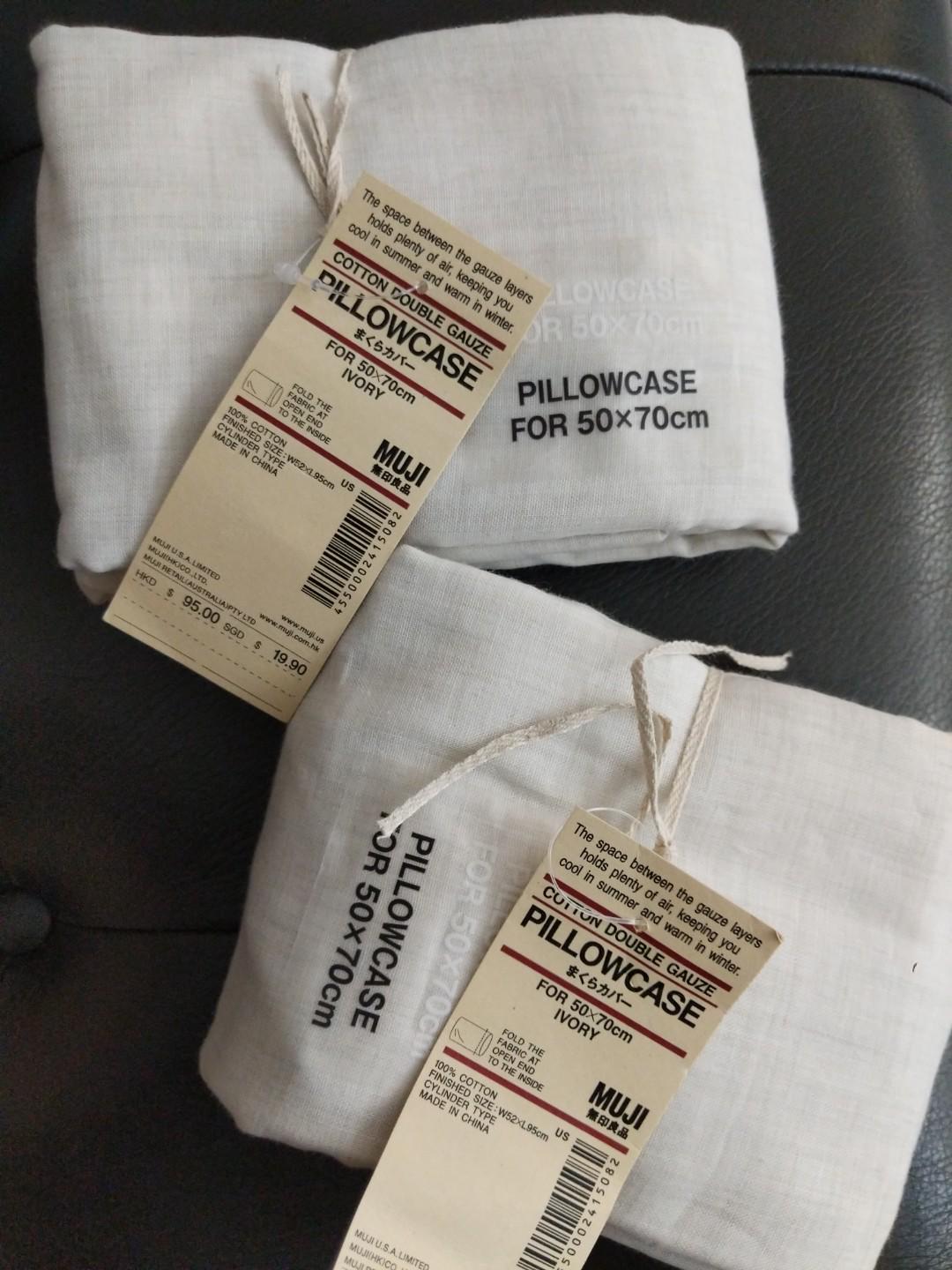 Muji sale pillow case