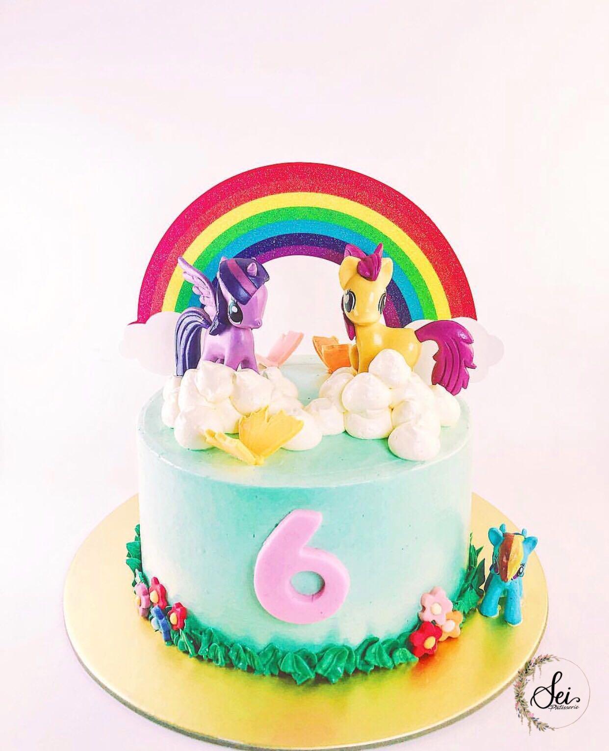 My Little Pony Rainbow Party Cake – City Cakes