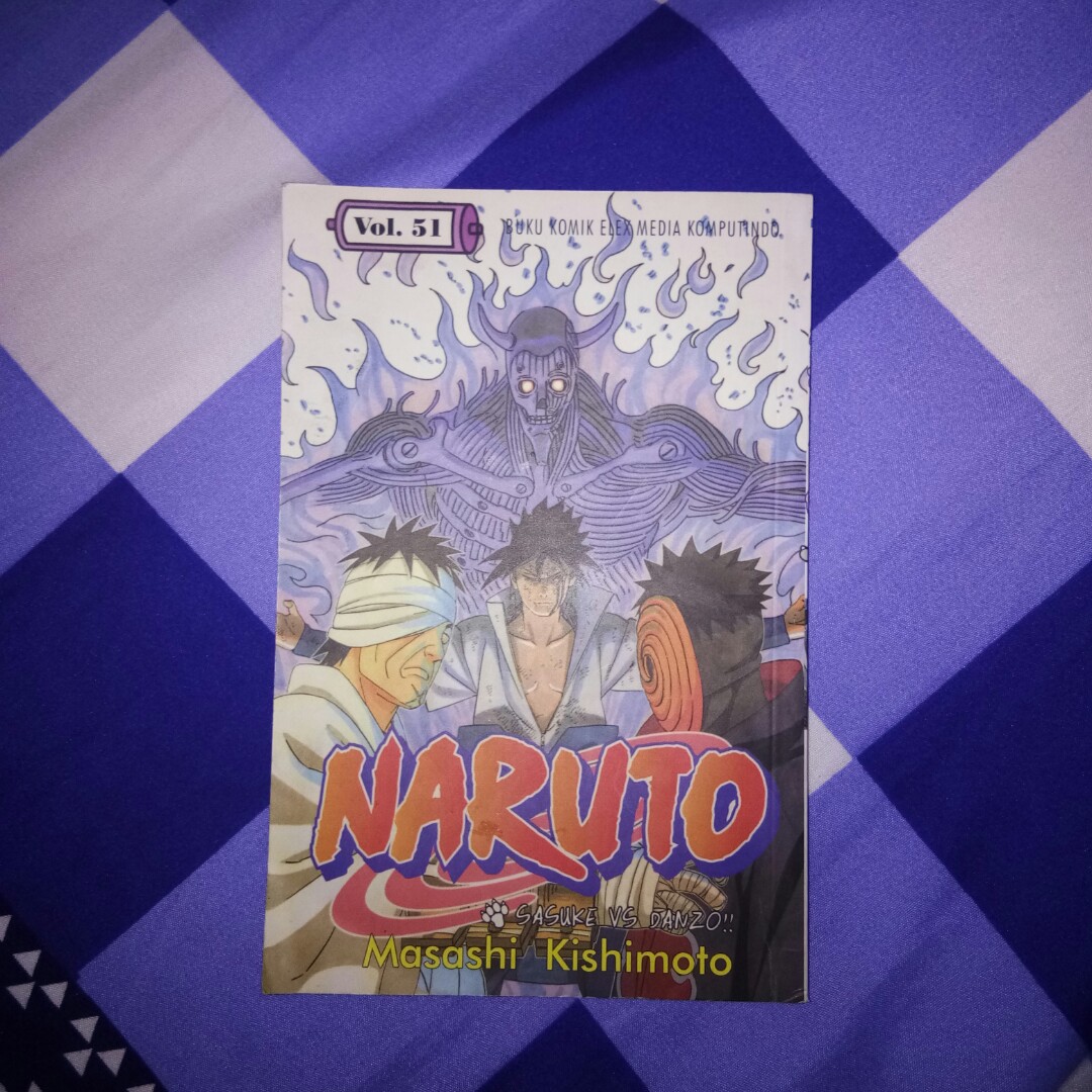 Naruto Vol51 Sasuke Vs Danzo Books Stationery Comics Manga On
