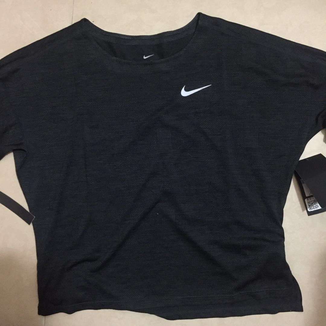 nike medalist short sleeve running top