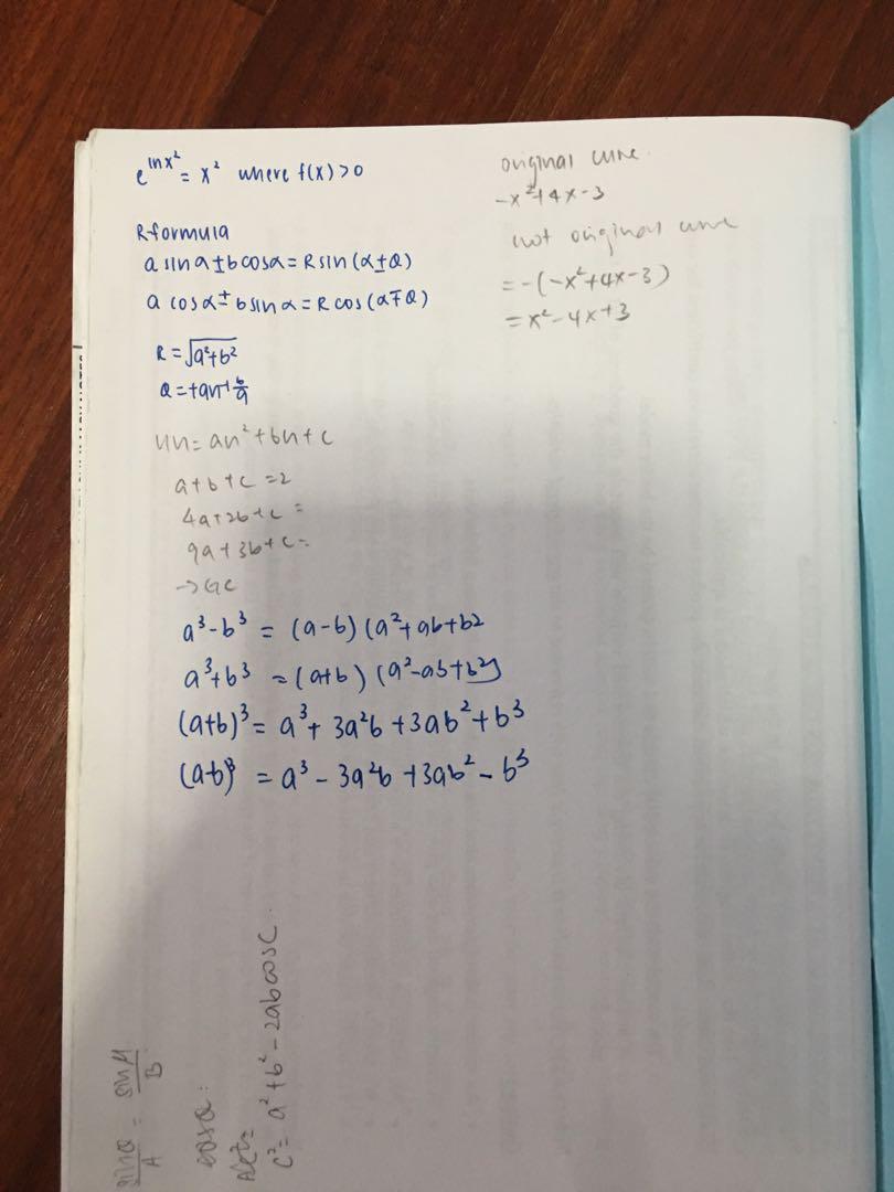 NYJC H2 Math Summary notes, Hobbies & Toys, Books & Magazines ...
