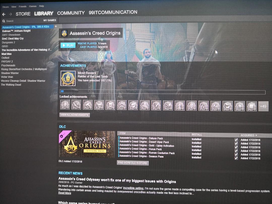 Original Steam Account With Assassin S Creed Origins Gold Edition Video Gaming Video Games On Carousell Original Steam Account With Assassin S Creed Origins Gold Edition Video Gaming Video Games On Carousell