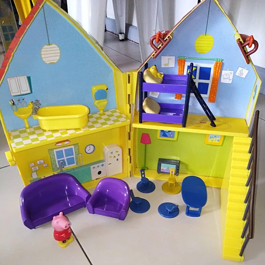 peppa pig toy house in hindi