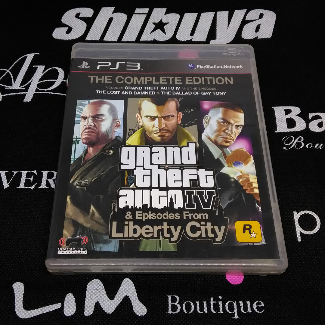 Grand Theft Auto IV Complete Edition (PS3) : Video Games 