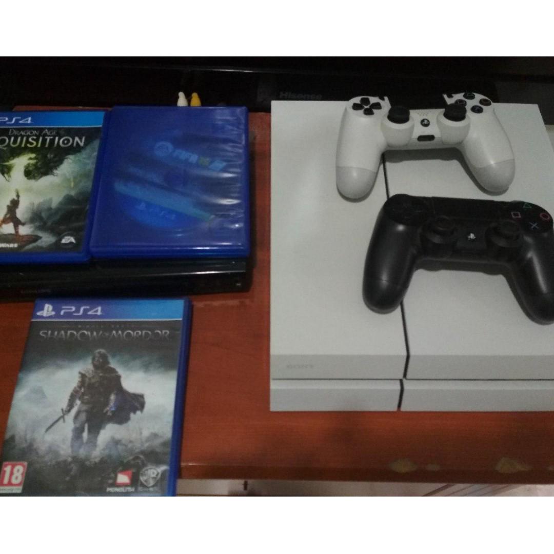 ps4 with two controllers for sale