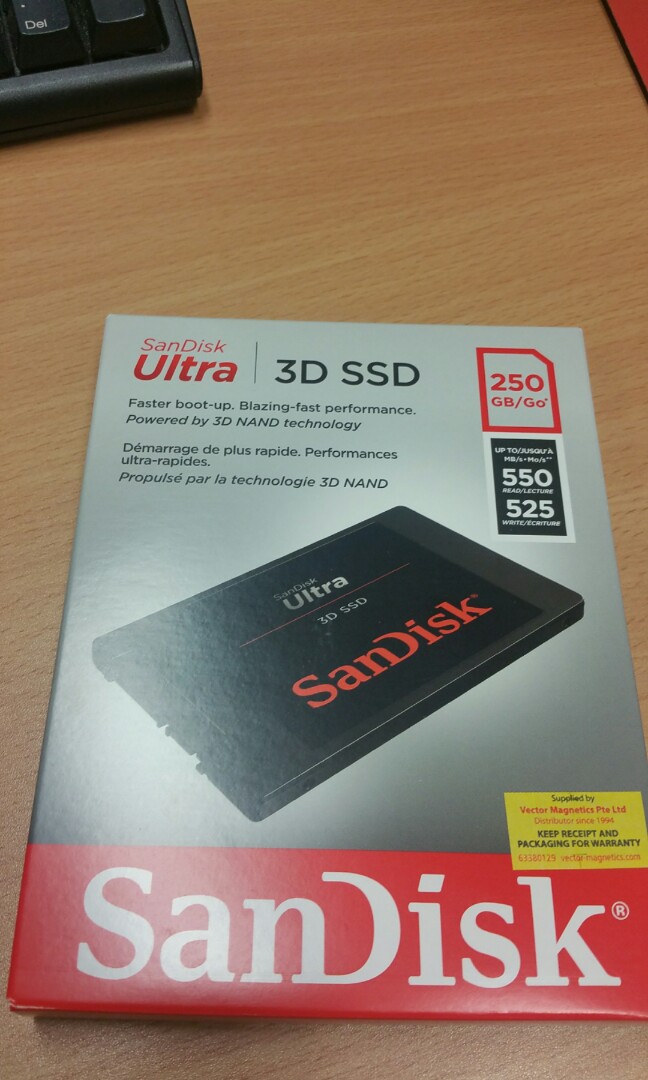 Sandisk Ultra 3d Ssd 250gb Electronics Computer Parts