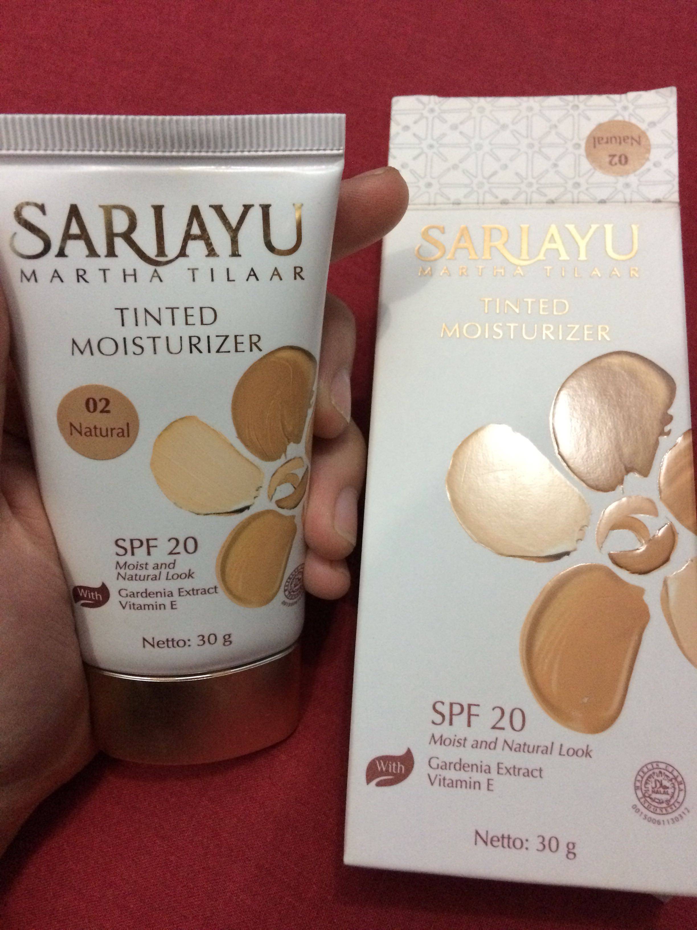 Tinted moisturizer sariayu