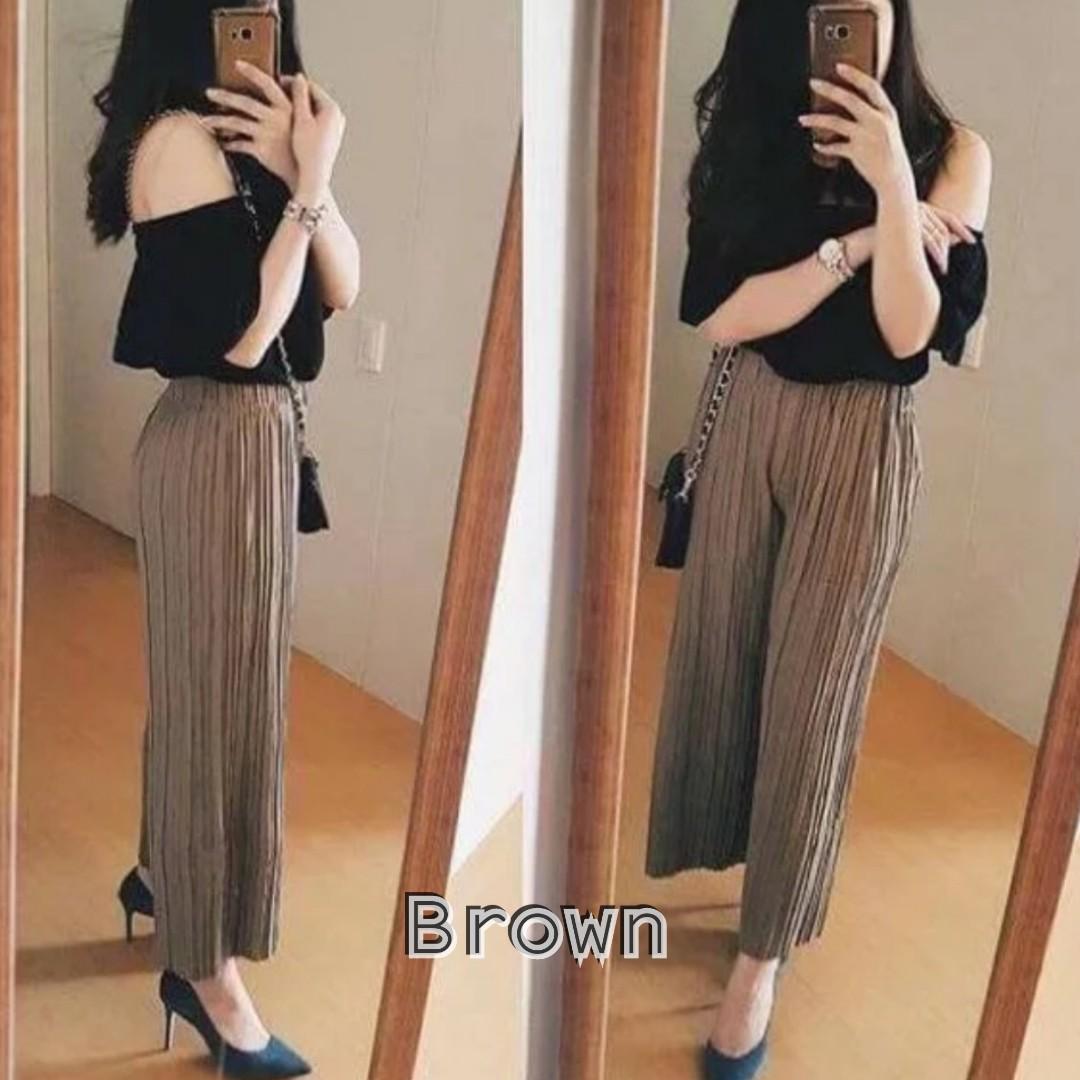 Square Pants Brown Women S Fashion Clothes Pants Jeans Shorts On Carousell