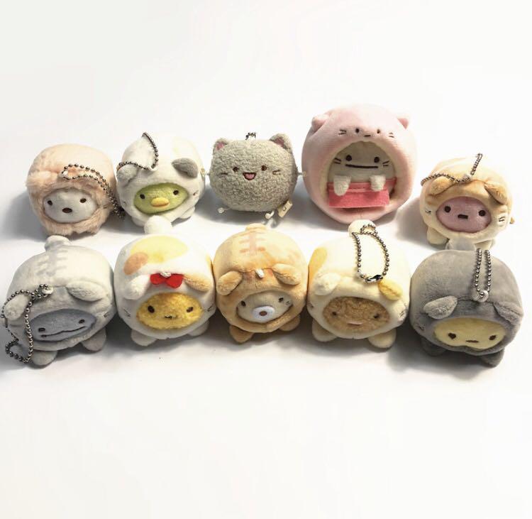 Sumikko Gurashi In Cat Costume Series Plush Keychain Toys Games Stuffed Toys On Carousell