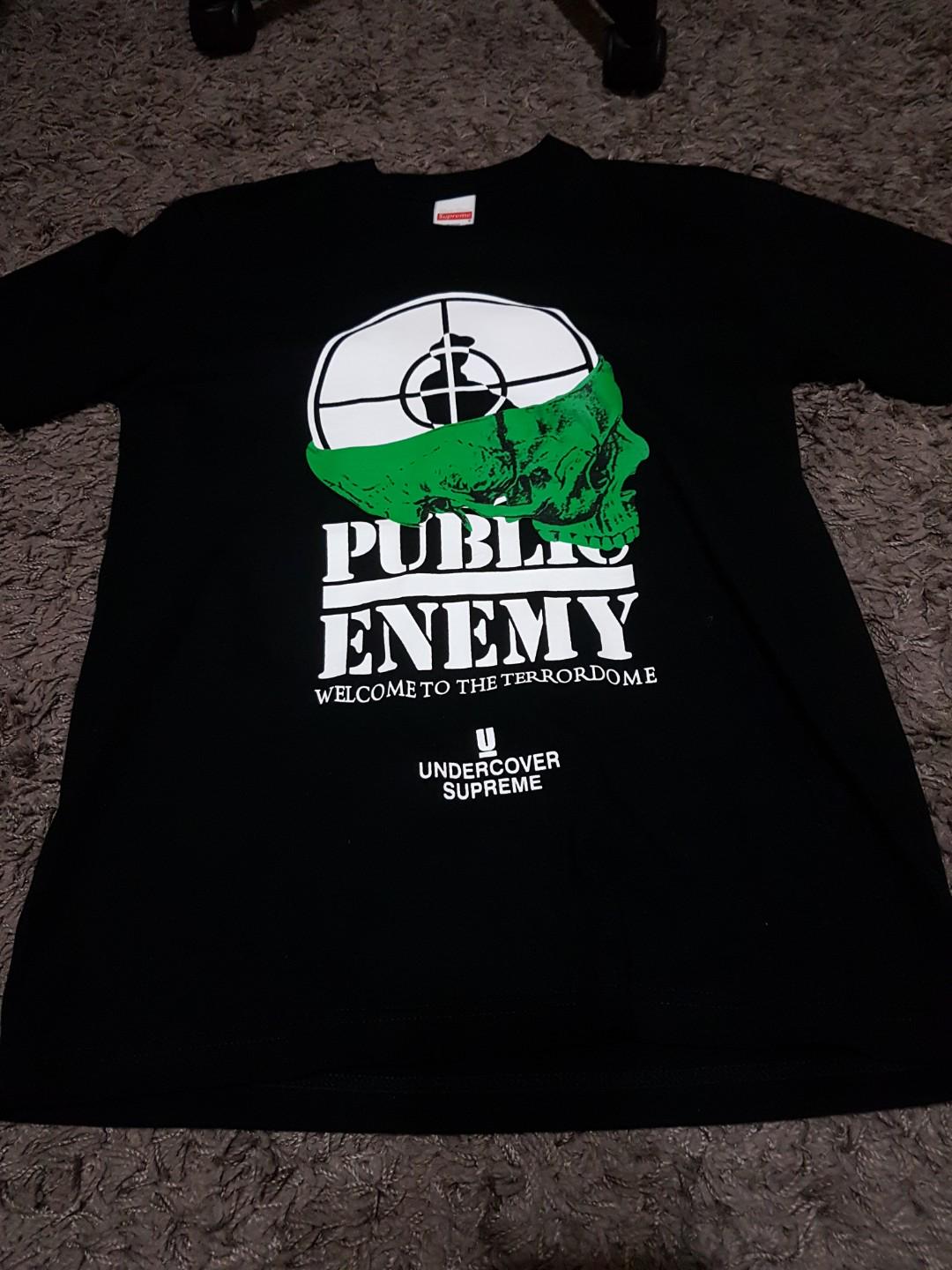 Supreme public enemy terrordome store tee