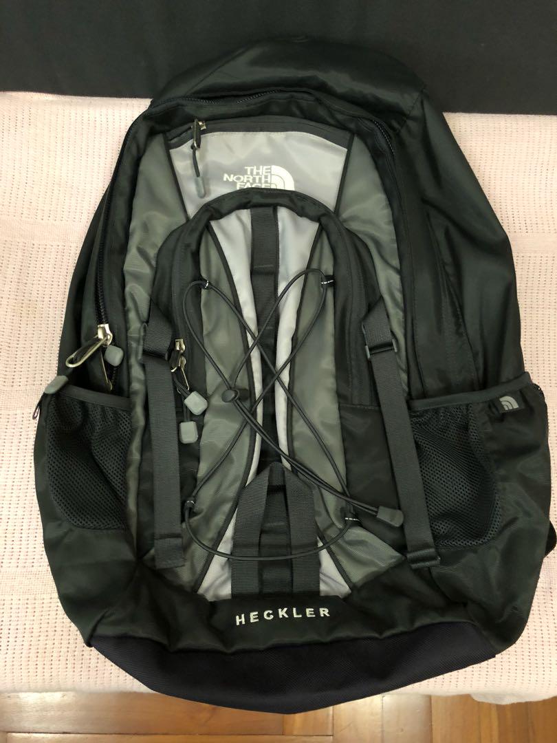 north face heckler backpack black