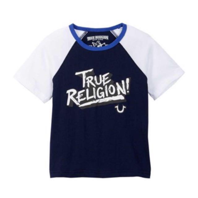 baby blue true religion shirt