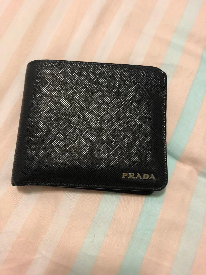 prada wallet used