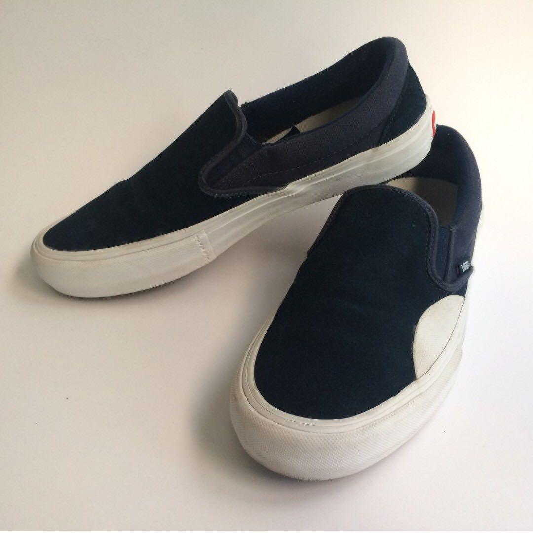 Vans Slip On Pro Rubber Dress Blue White