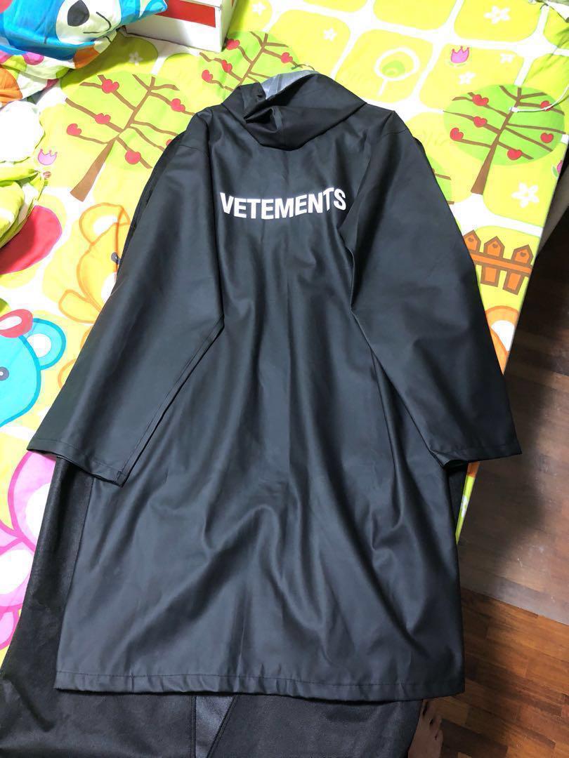 Vetements PVC raincoat Men s Fashion Coats Jackets and