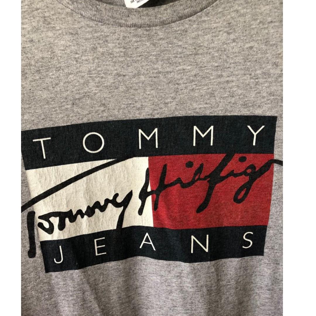 tommy jeans box logo t shirt