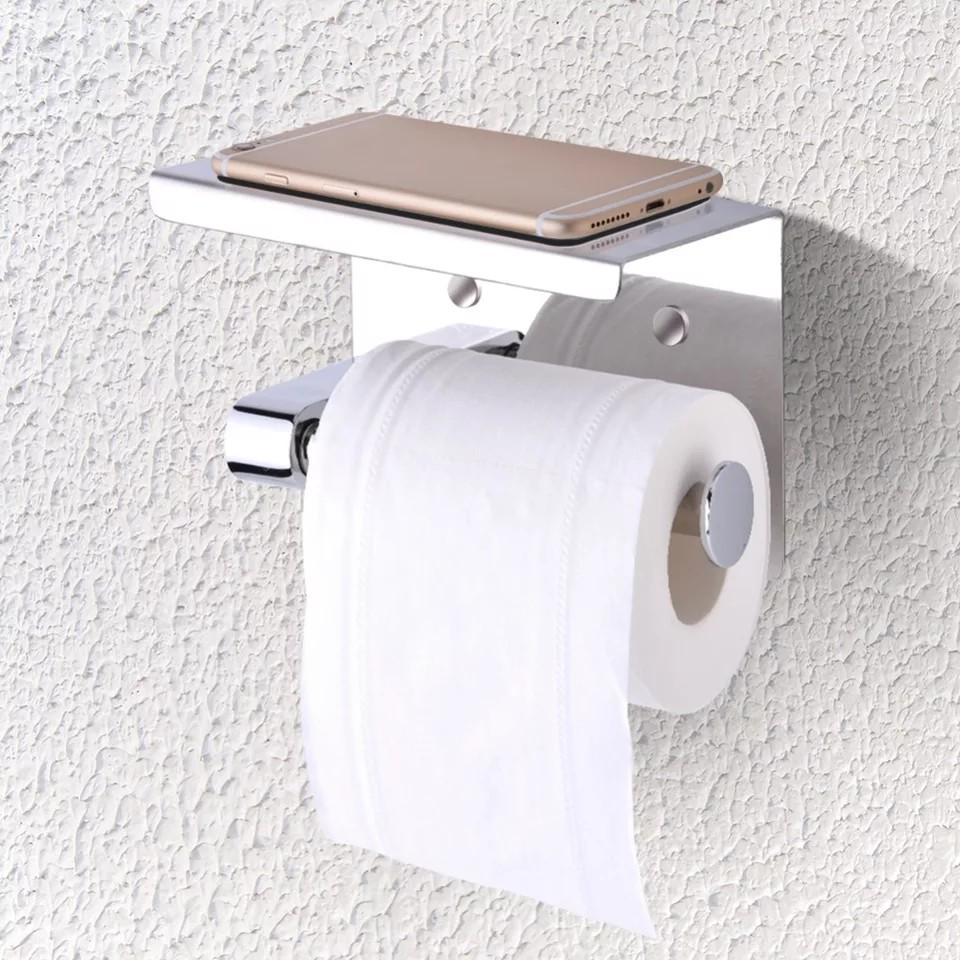 Wall Mounted Multipurpose Toilet Paper Holder Home Furniture