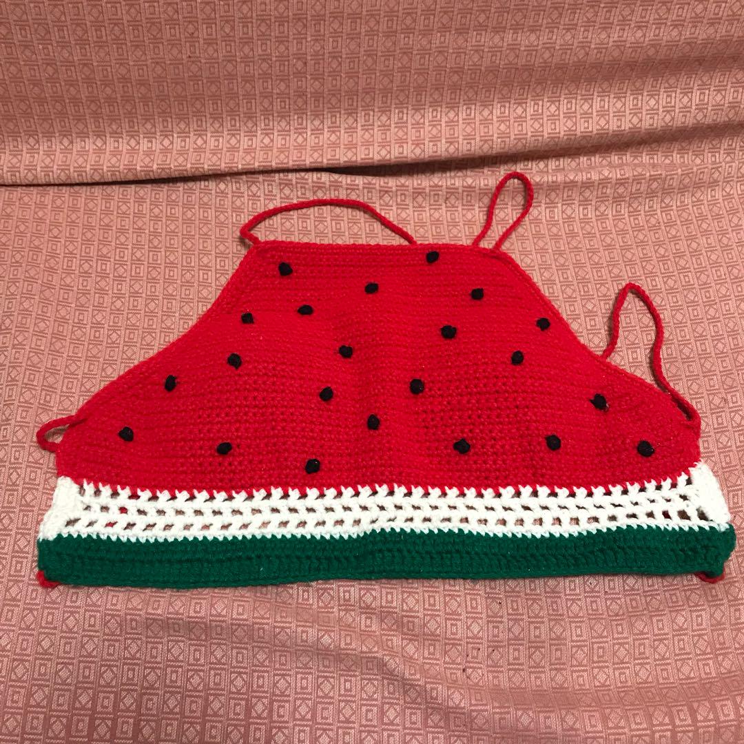 watermelon crochet top