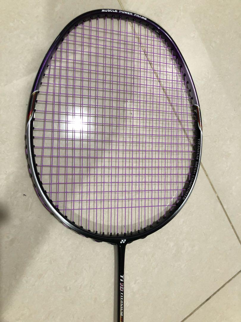 バドミントンラケット YONEX Ti10 TITANIUM MESH種類ラケット - ラケット