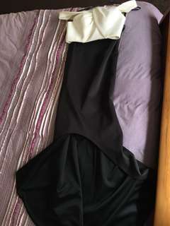 Black&white two piece prom dress Black&white two piece prom dress