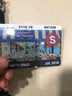 July student metropass