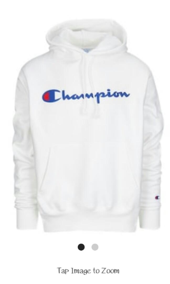 Champion reverse weave graphic fleece hoodie Clearance