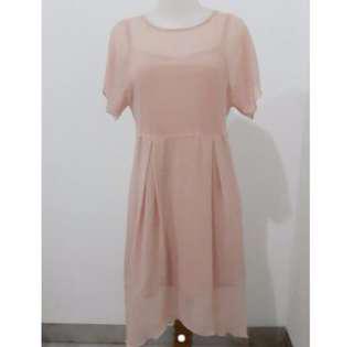 ZARA - Dusty Pink Chiffon Dress