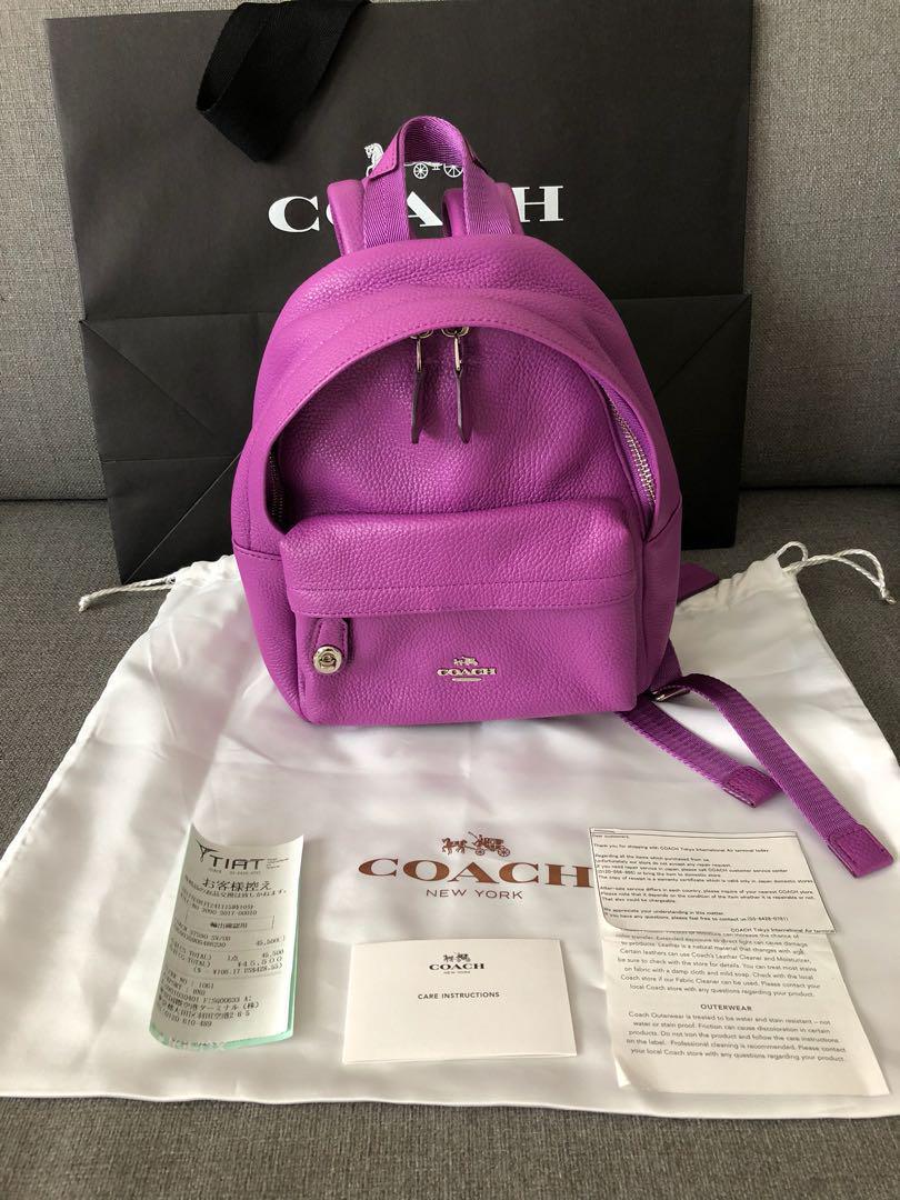 Coach mini campus 2025 backpack