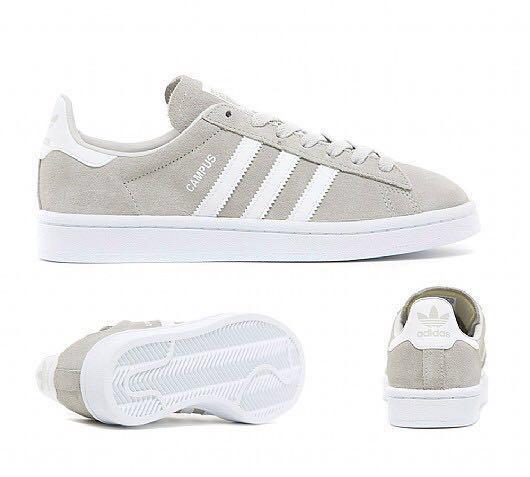 ADIDAS CAMPUS IN LIGHT GREY, Women's Fashion, Shoes, Sneakers on Carousell