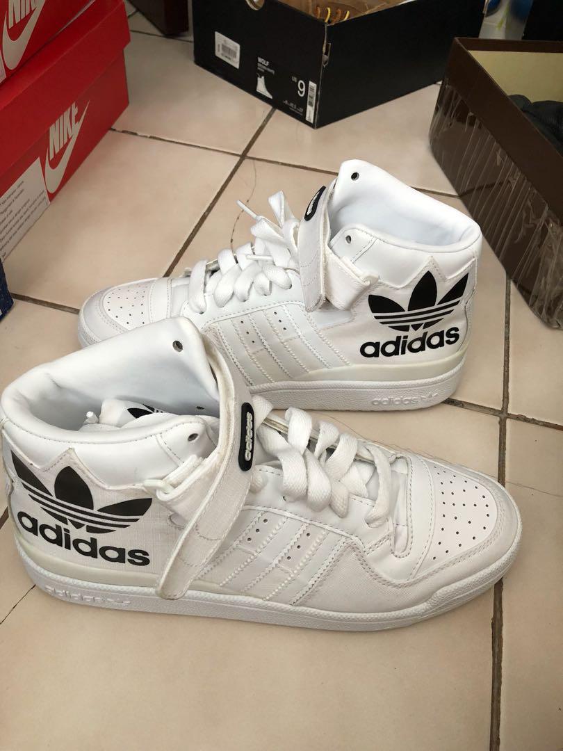 Adidas forum mid, Fesyen Pria, Sepatu , Sandal di Carousell