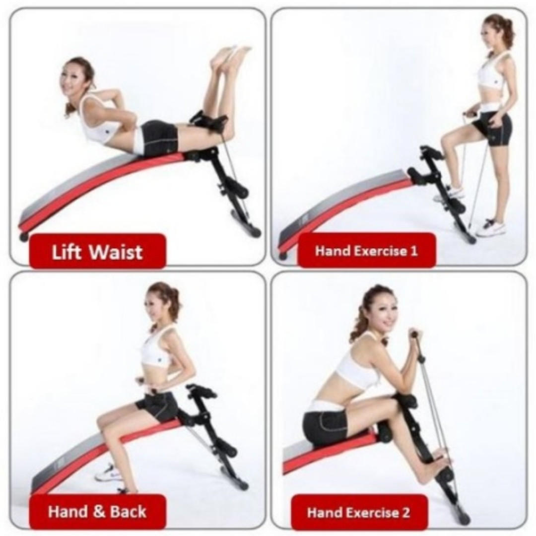 Alat Fitness Six Pack Care Sit Up Bench Home Gym Jaco Olah Raga