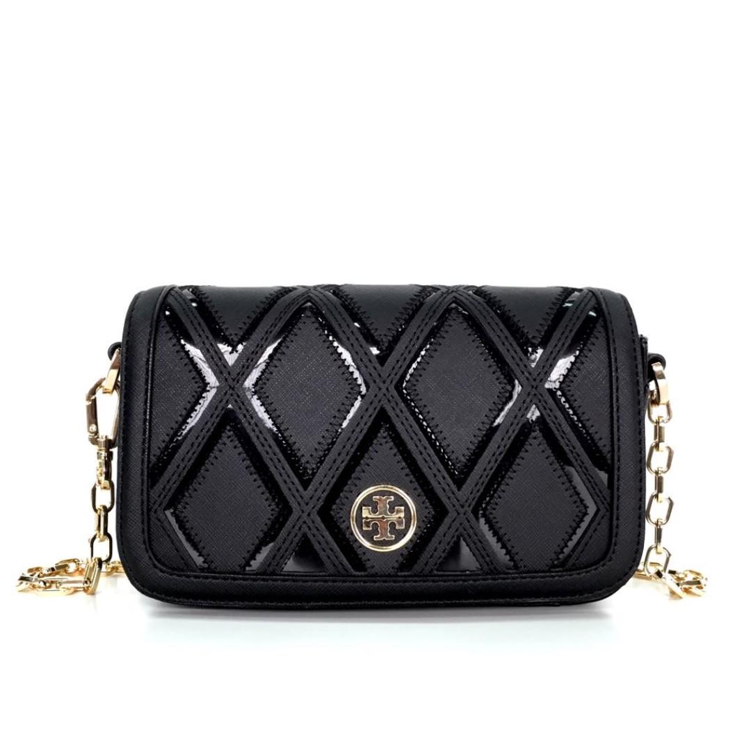 Authentic Tory Burch Robinson Patchwork Chain Mini Bag, Olshop Fashion,  Olshop Wanita di Carousell