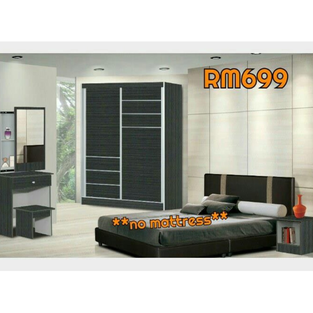 Bedroom Set Murah No Mattress Home Furniture