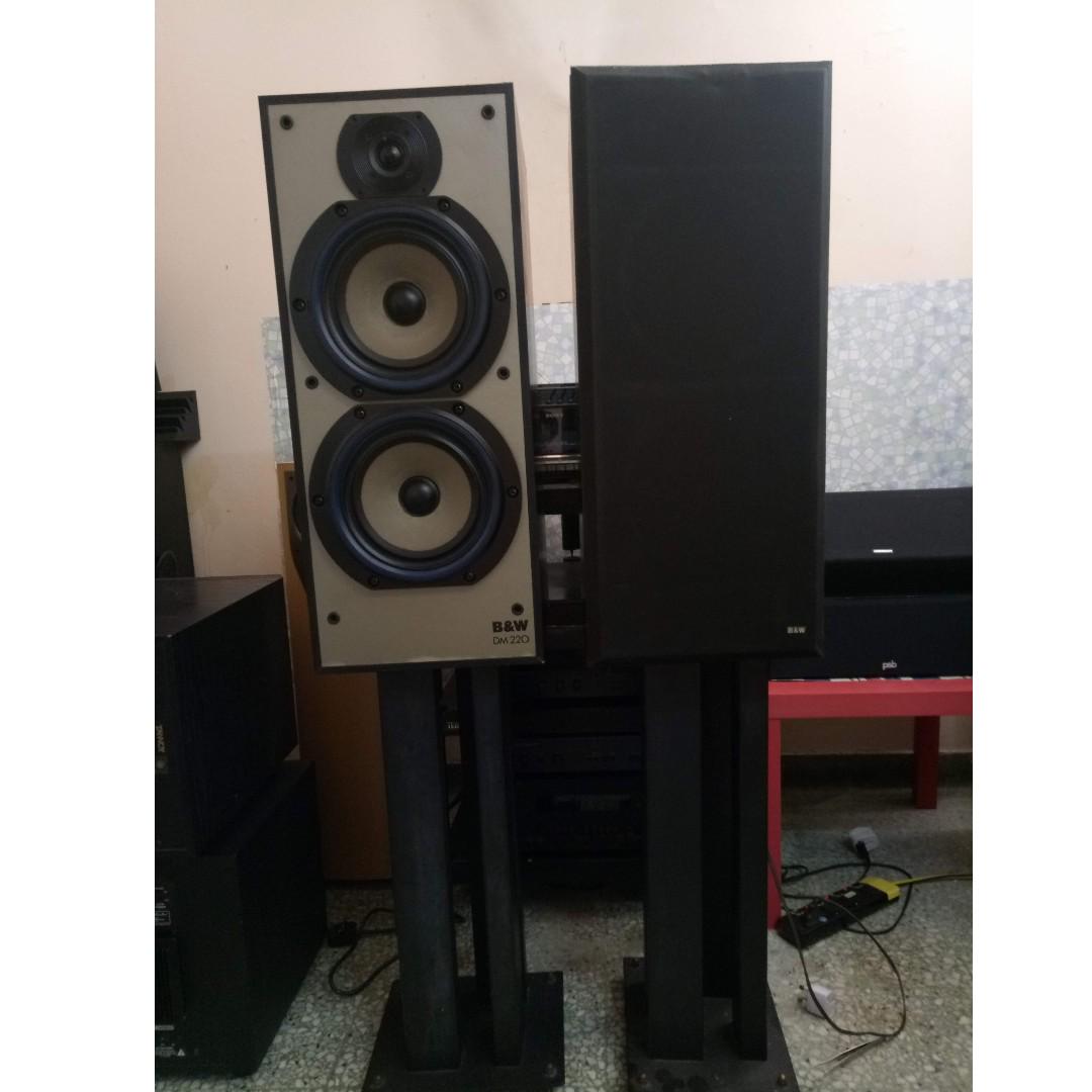 B&w dm220 cheap speakers