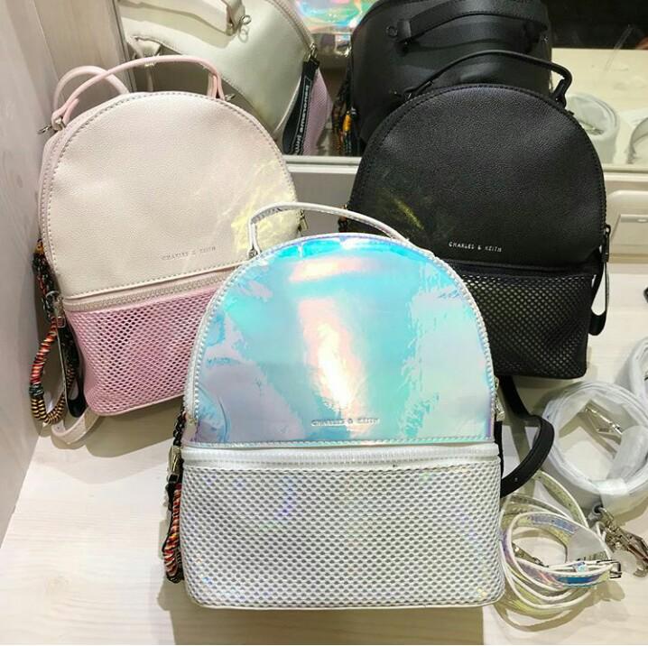 charles and keith backpack hologram