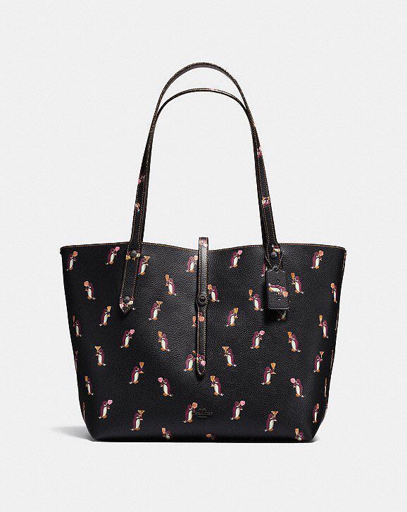 Coach penguin tote clearance