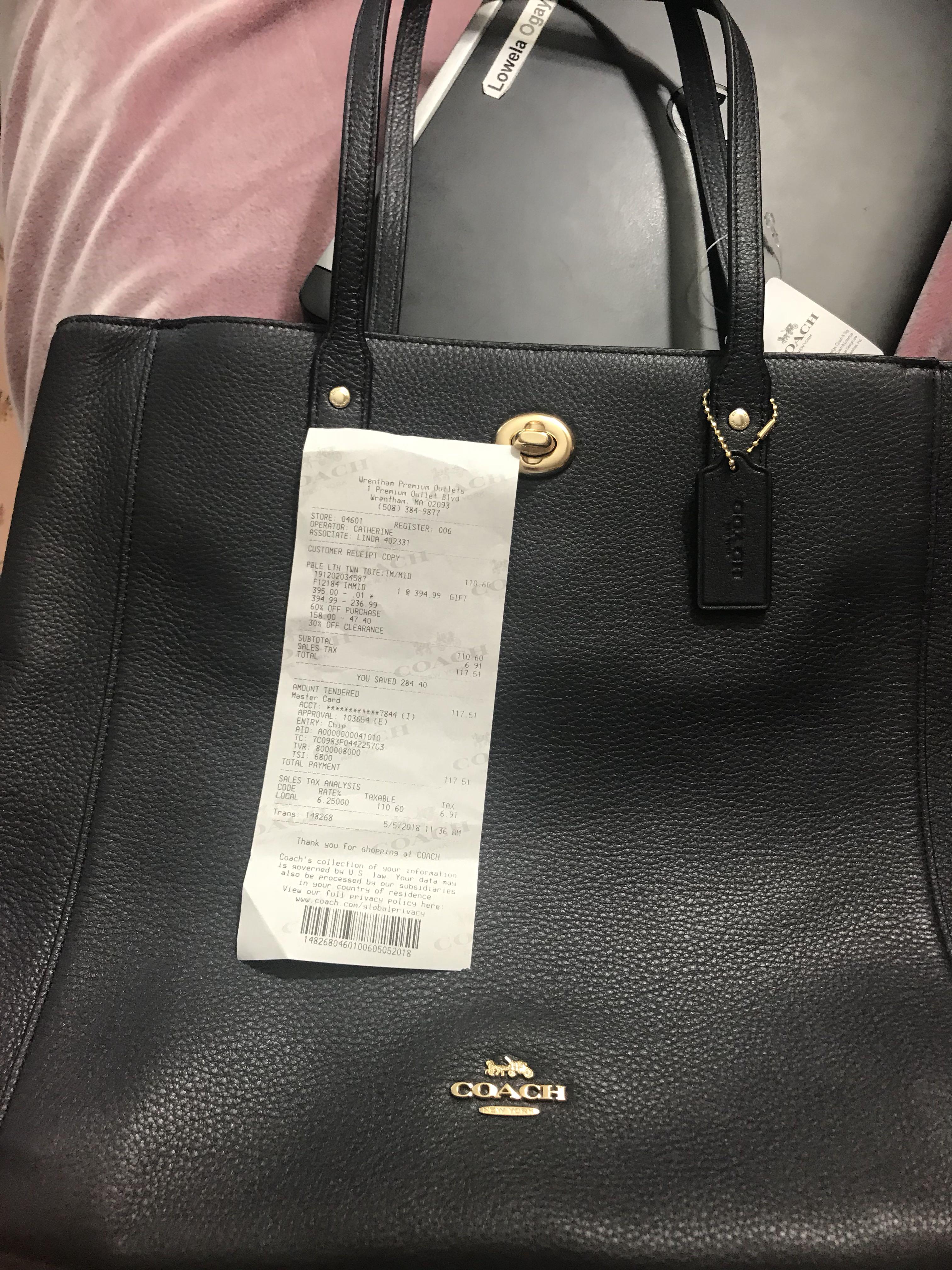 Coach pebbled hotsell leather town tote