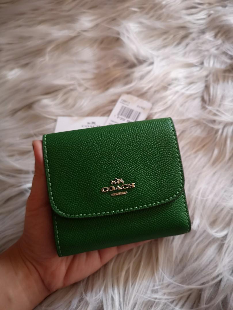 Green coach wallet discount