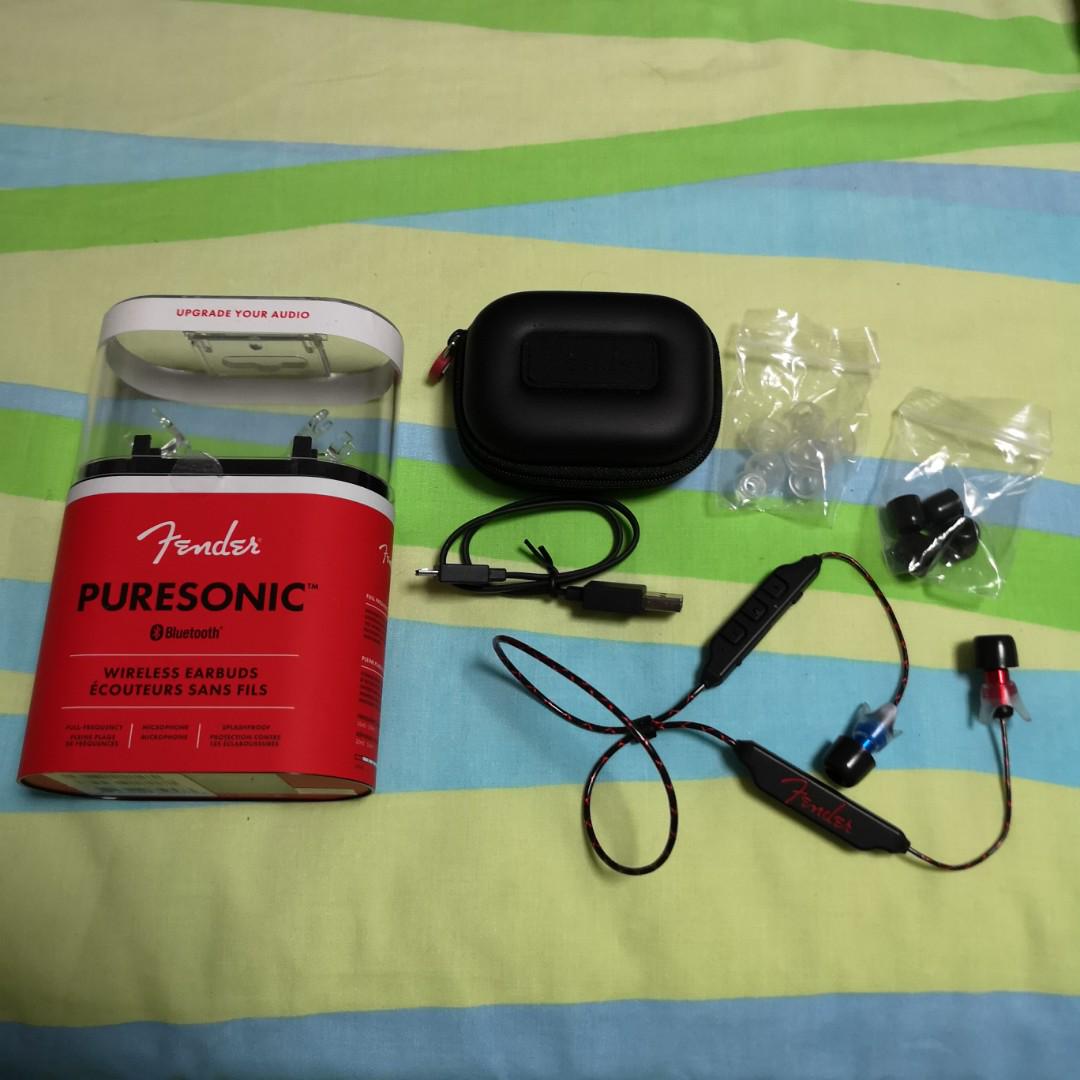 fender puresonic wireless earbuds
