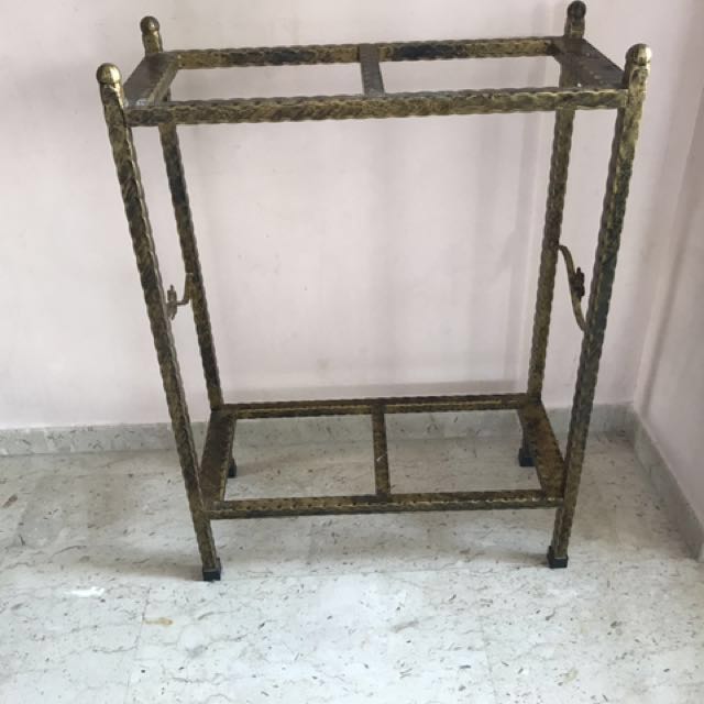 Wrought iron aquarium stand clearance