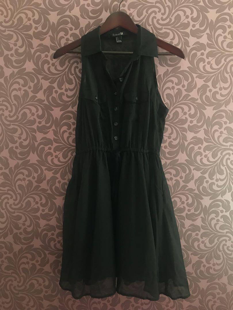 Chiffon shirt shop dress forever 21