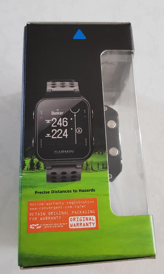 Garmin Approach S20 golf watch Mobile Phones Gadgets Wearables Smart Watches on Carousell