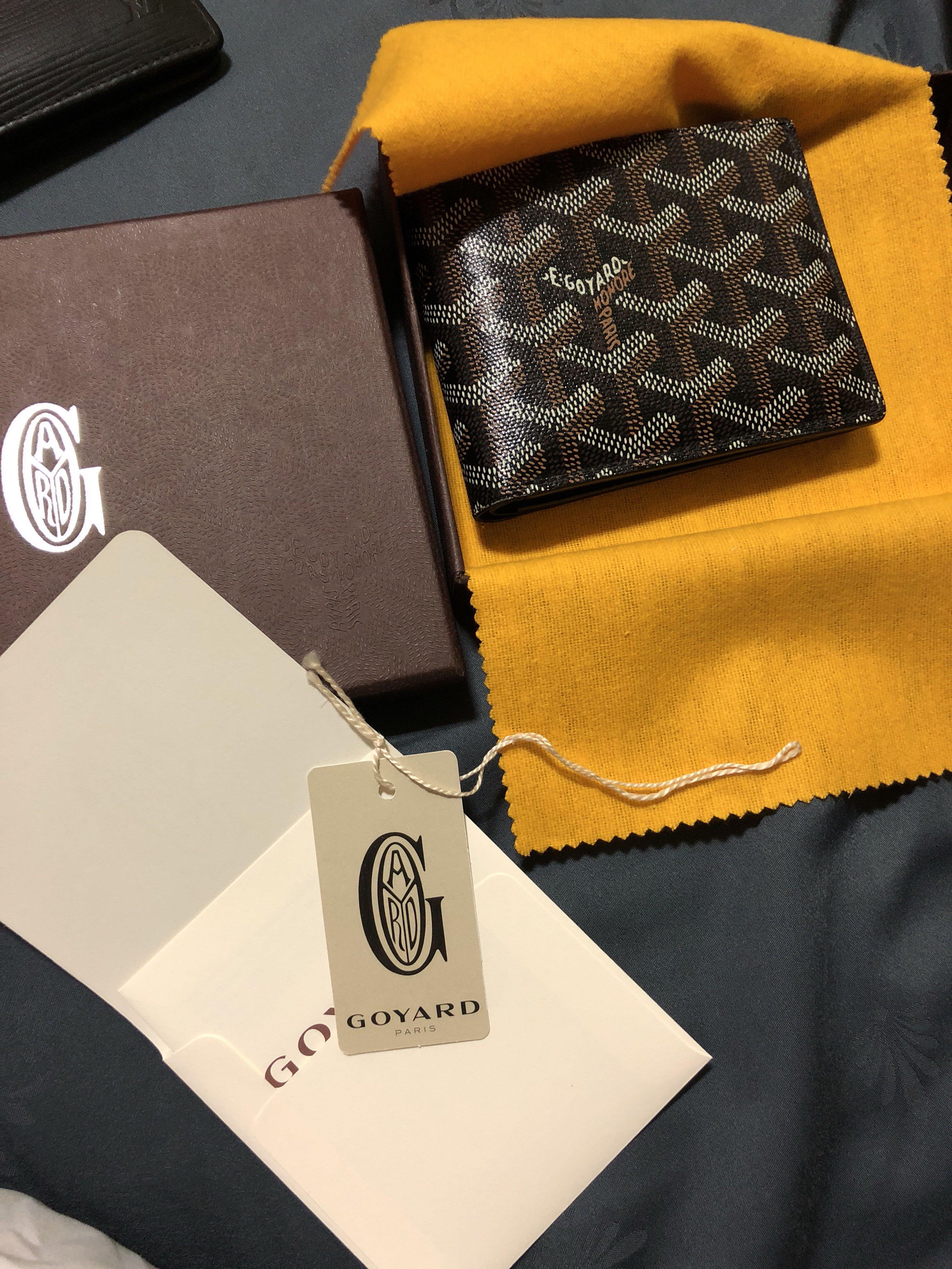 Goyard bifold wallet
