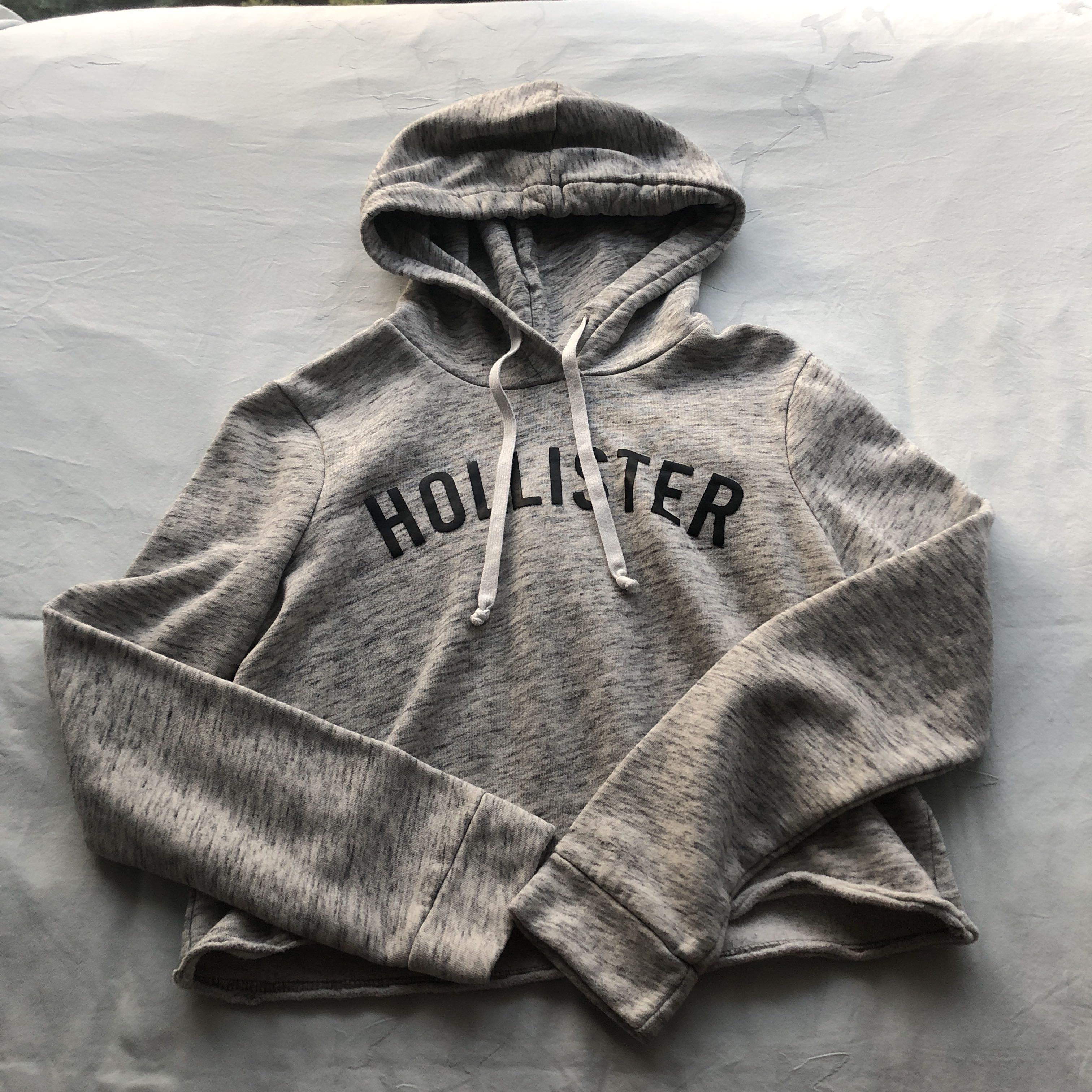 hollister grey hoodie womens