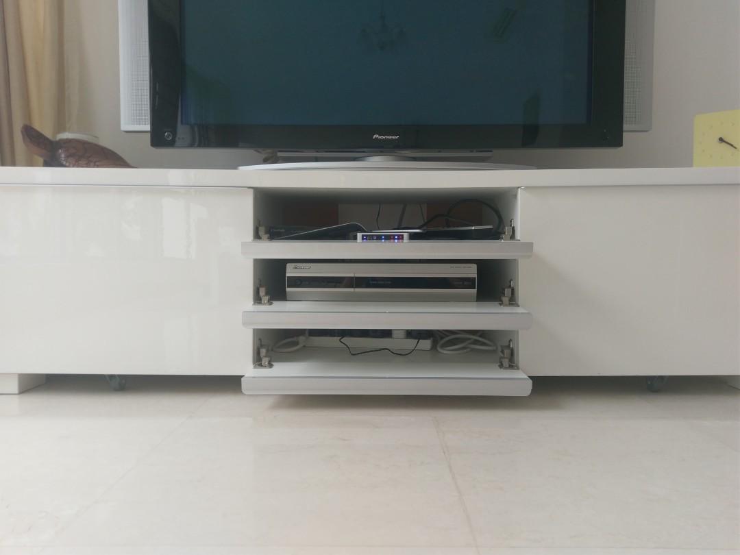 Ikea Besta Burs Tv Stand Bench Furniture Shelves Drawers On