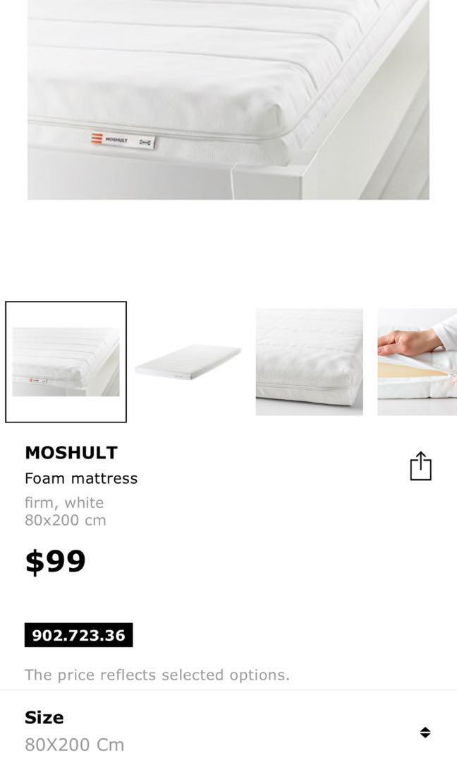 Ikea Moshult Mattress Furniture Beds Mattresses On Carousell