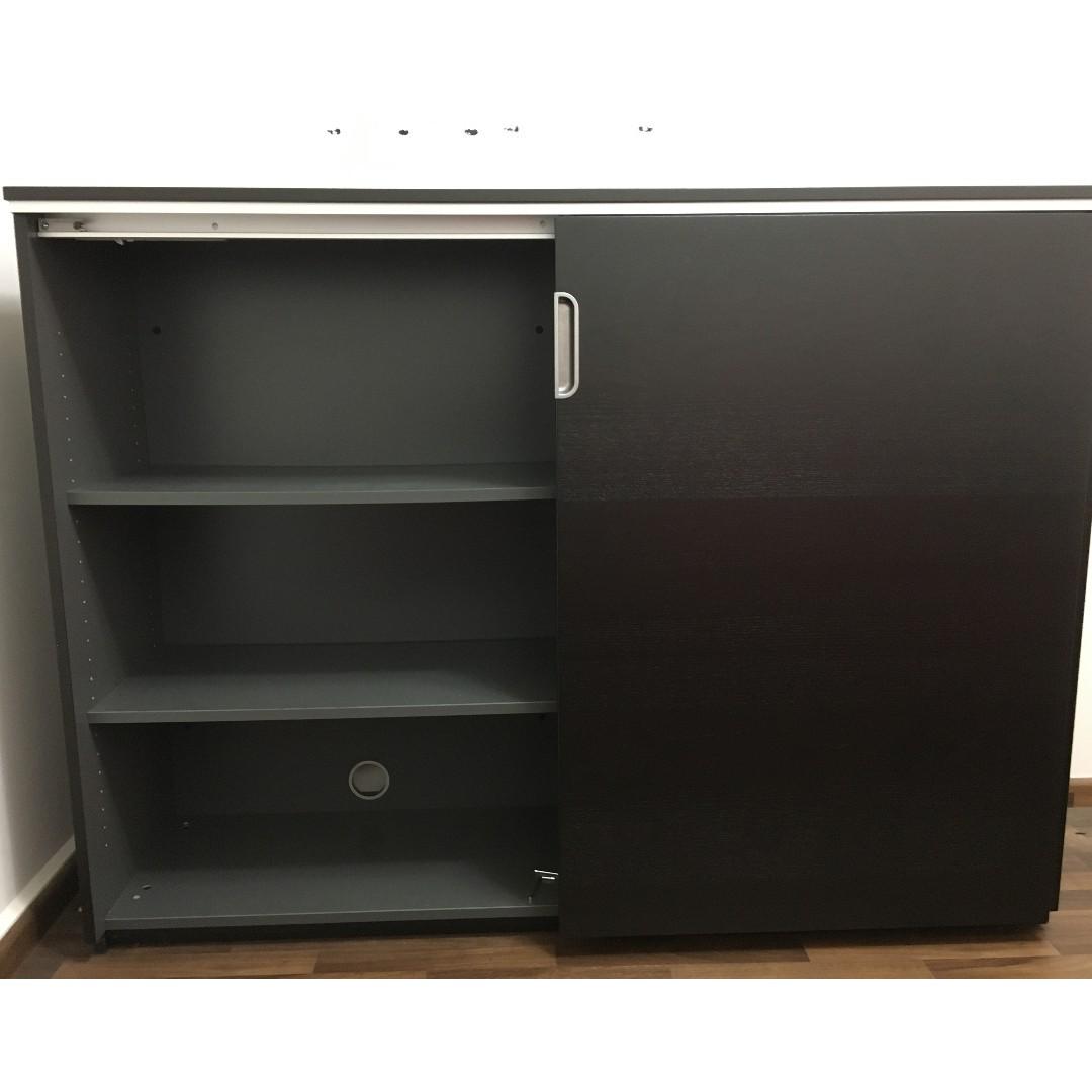 Ikea Office Home Cabinet With Lock Furniture Shelves Drawers On Carousell